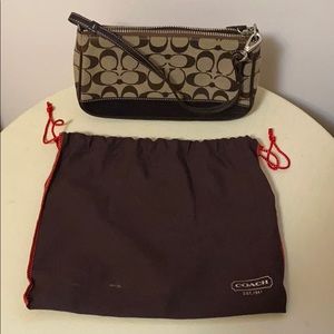 Coach bag with dust bag